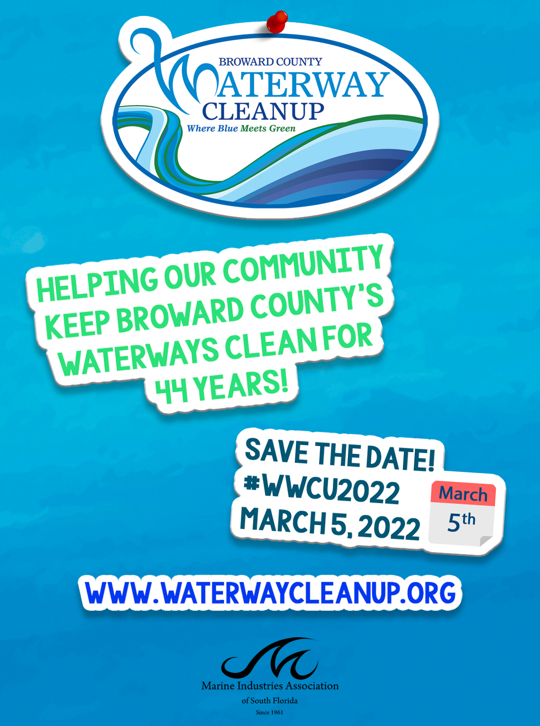 Marine Industries Ad for Waterway Cleanup
